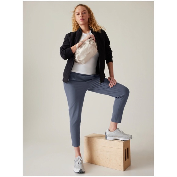 Athleta Pants - Athleta Elation Pant Granite blue 2X high waist pockets